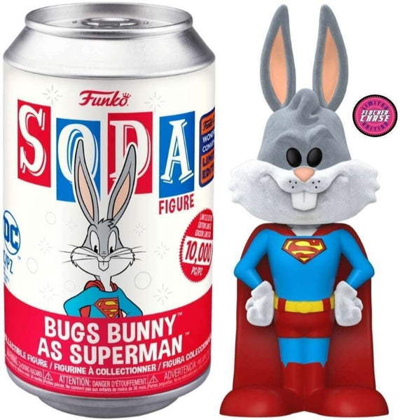 Funko Vinyl SODA Bugs Bunny as Superman chase (2022 Wondrous Convention Exclusive)