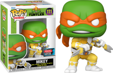 Funko Pop Retro Toys MMPR X TMNT - Mikey (2022 Fall Convention Exclusive)