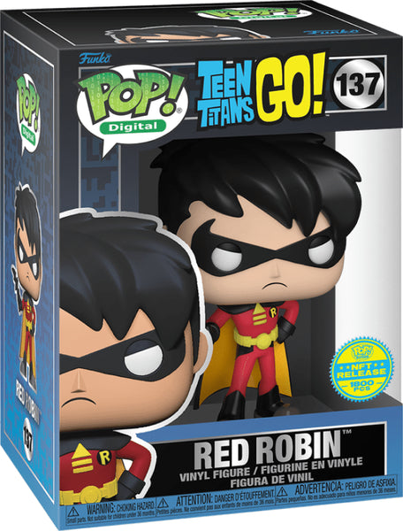 Funko Pop Digital! NFT Teen Titans Go! - Red Robin ( NFT 1800 L.E.)