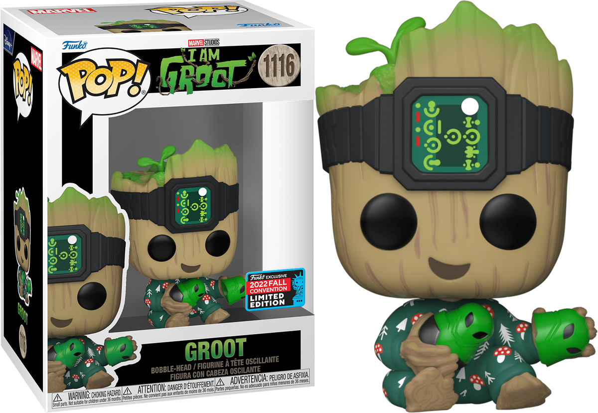 Marvel - I Am Groot - Fancy Groot Pop! Vinyl Figure - Toys and Collectibles  - EB Games New Zealand
