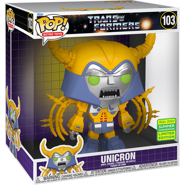 Funko Pop Retro Toys Transformers - Unicron (2022 Summer Convention Exclusive)