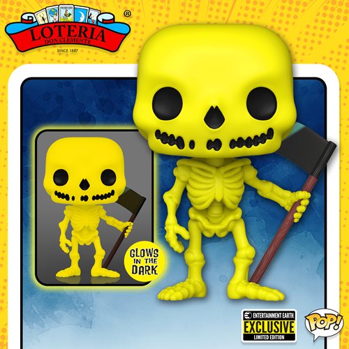 Funko Pop Board Games La Loteria - La Muerte GITD (Entertainment Earth Exclusive)