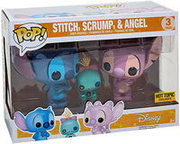 Funko Pop Disney's Lilo & Stitch - Scrump, Angel and Stitch (Hot Topic Exclusive) 3 Pack