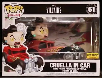 Funko Pop Rides Disney Villains - Cruella In Car (Hot Topic Exclusive)