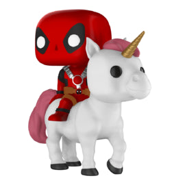 Funko Pop Marvel Deadpool - Deadpool On Unicorn(Marvel Collector Corps Exclusive)