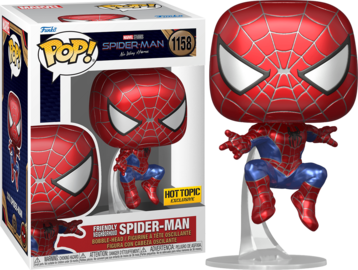 Funko Pop Movies Marvel Spider-Man No Way Home - Friendly Neighborhood Spider-Man (Hot Topic Exclusive)