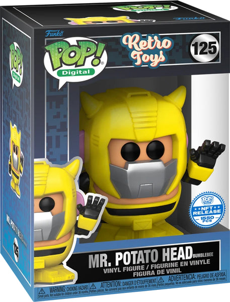 Funko Pop Digital! NFT Retro Toys - Mr. Potato Head as Bumblebee (NFT 1550 L.E.)