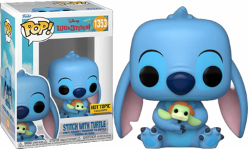 Funko Pop Movies Disney Lilo & Stitch - Stitch With Turtle (Hot Topic Exclusive)