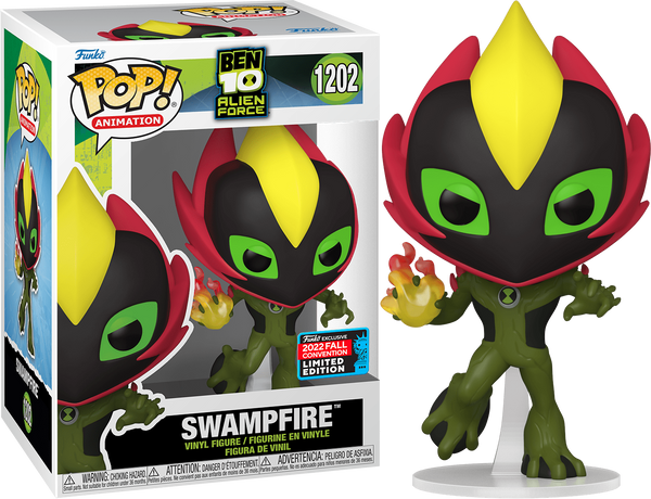 Funko Pop Animation Ben 10 Alien Force - Swampfire (2022 Fall Convention Exclusive)