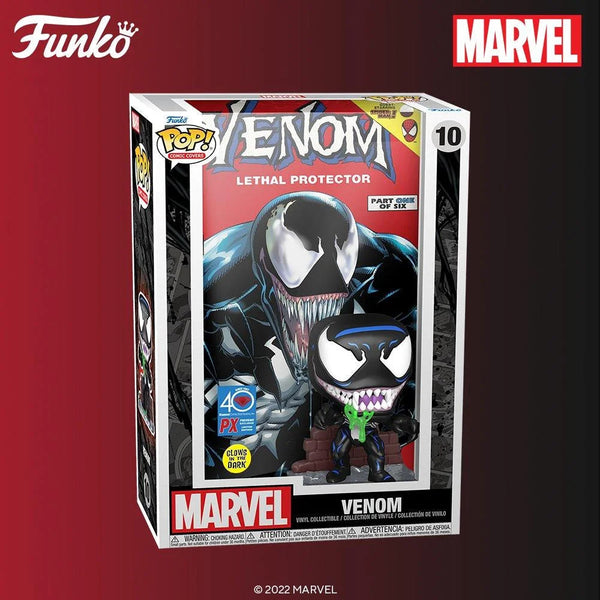 Funko Pop Comic Cover Marvel Venom GITD (PX Exclusive)