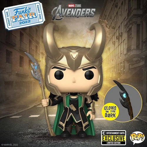 Funko Pop Marvel Loki with Scepter (Entertainment Earth Exclusive)