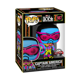Funko Pop Marvel  Winter Soldier - Captain America BlackLight  ( Special Edition Sticker)