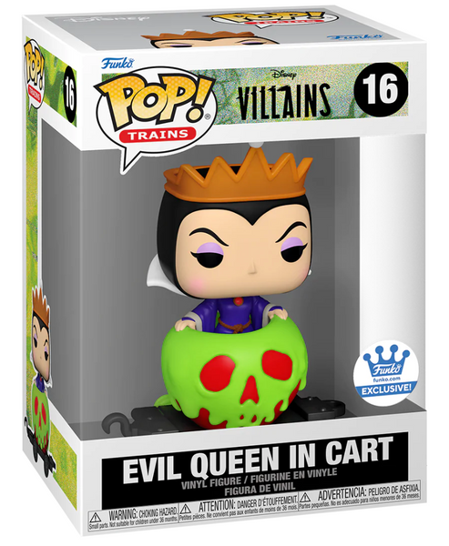 Funko Pop Trains Disney Villains - Evil Queen In Cart (Funko Shop Exclusive)