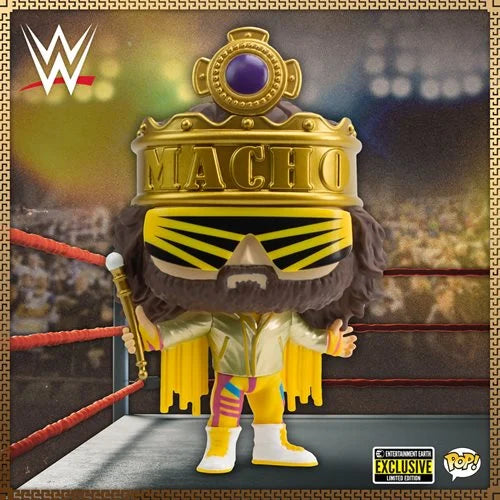 Funko Pop WWE - King Macho Man Metallic (Entertainment Earth Exclusive)