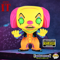 Funko Pop Movies Blacklight IT- Pennywise (Entertainment Earth Exclusive)