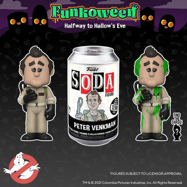 Funko Pop Vinyl Soda Ghostbusters Venkman with chance at the chase