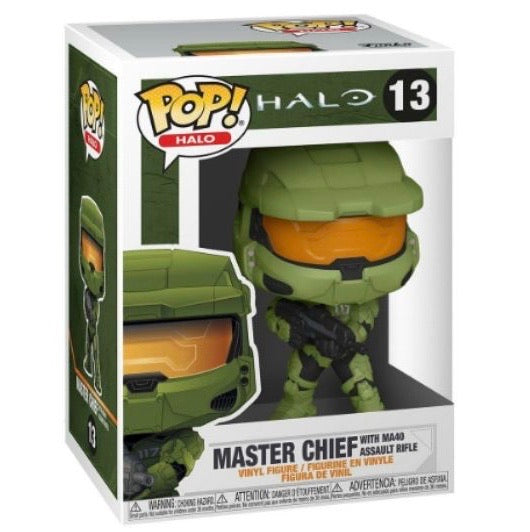 Funko Pop Games Halo Infinite  Master Chief With MA40 Assault Rifle