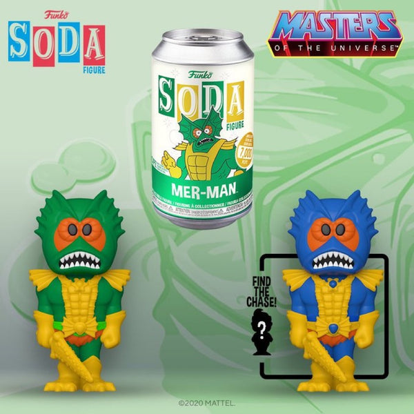 Funko Pop Vinyl Soda Masters of the Universe Mer-Man with chance at chase (Wave 8)