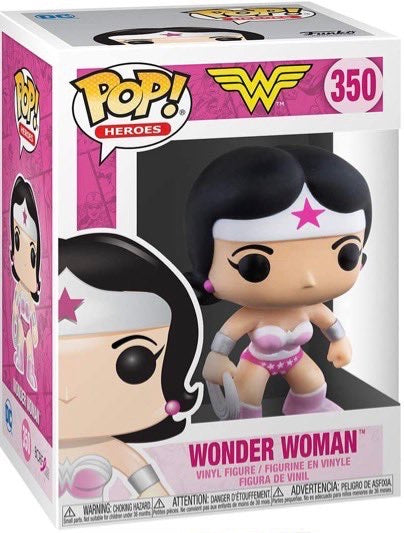 Funko Pop Heroes D.C. Wonder Woman (Breast Cancer Edition)