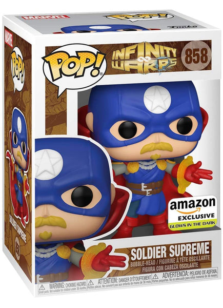 Funko Pop Marvel Infinity Warps Soldier Supreme (Amazon Exclusive)