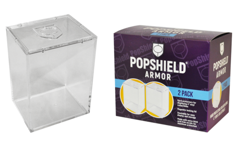 Pop Shield Armor protector with magnetic lid (2 pack)