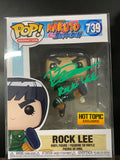Funko Pop Animation Naruto - Rock Lee Signed  (Hot Topic Exclusive) JSA Authenticated